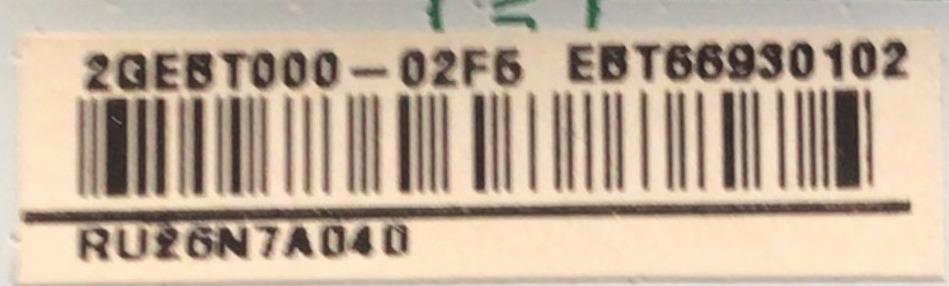 MAIN PARA SMART TV LG 4K / NUMERO DE PARTE EBT66930102 / EAX69787404 / 2GEBT000-002F5 / RU26N7A04D / MODELO OLED55G2PUA.DUSQLJR - Imagen 2